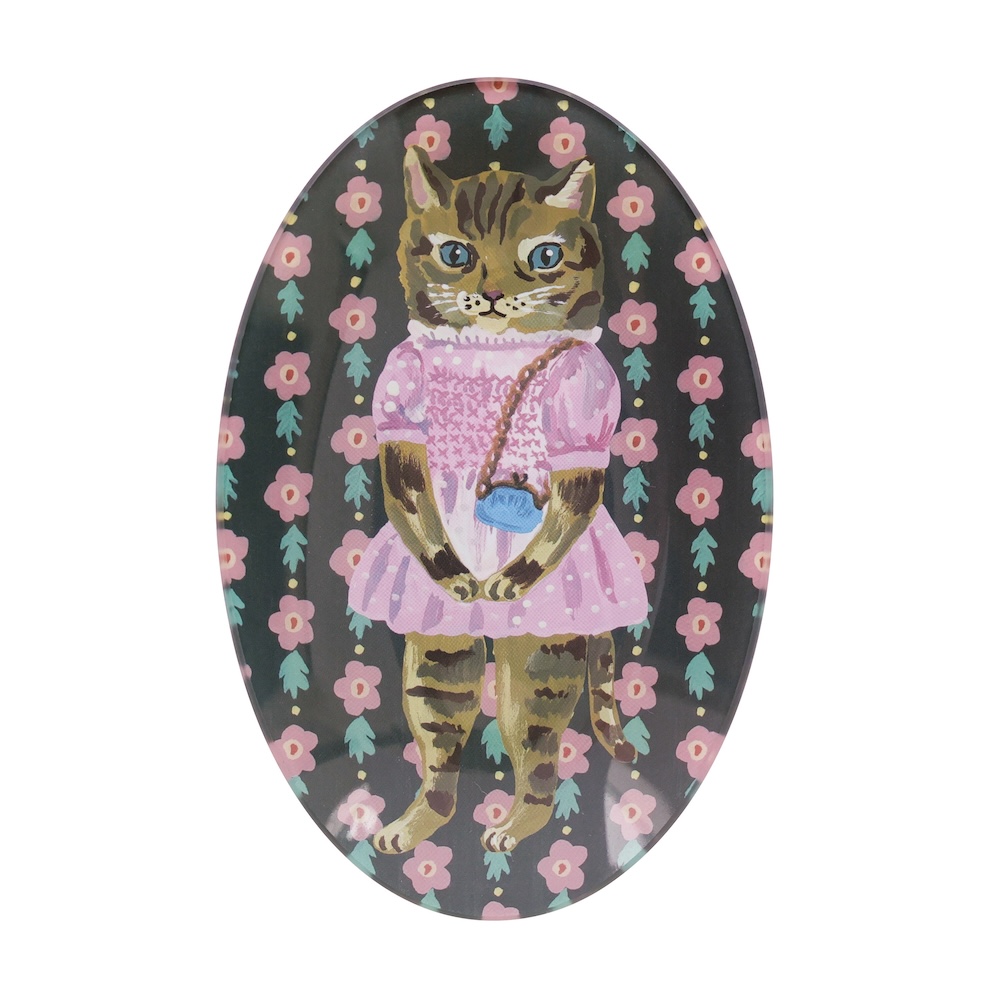 Nathalie Lete ナタリー レテ Glass Oval plate 5枚セットMaya /511411